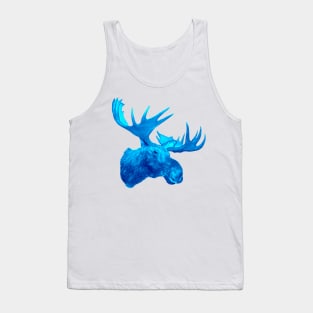 A Moose That Is Blue Tank Top